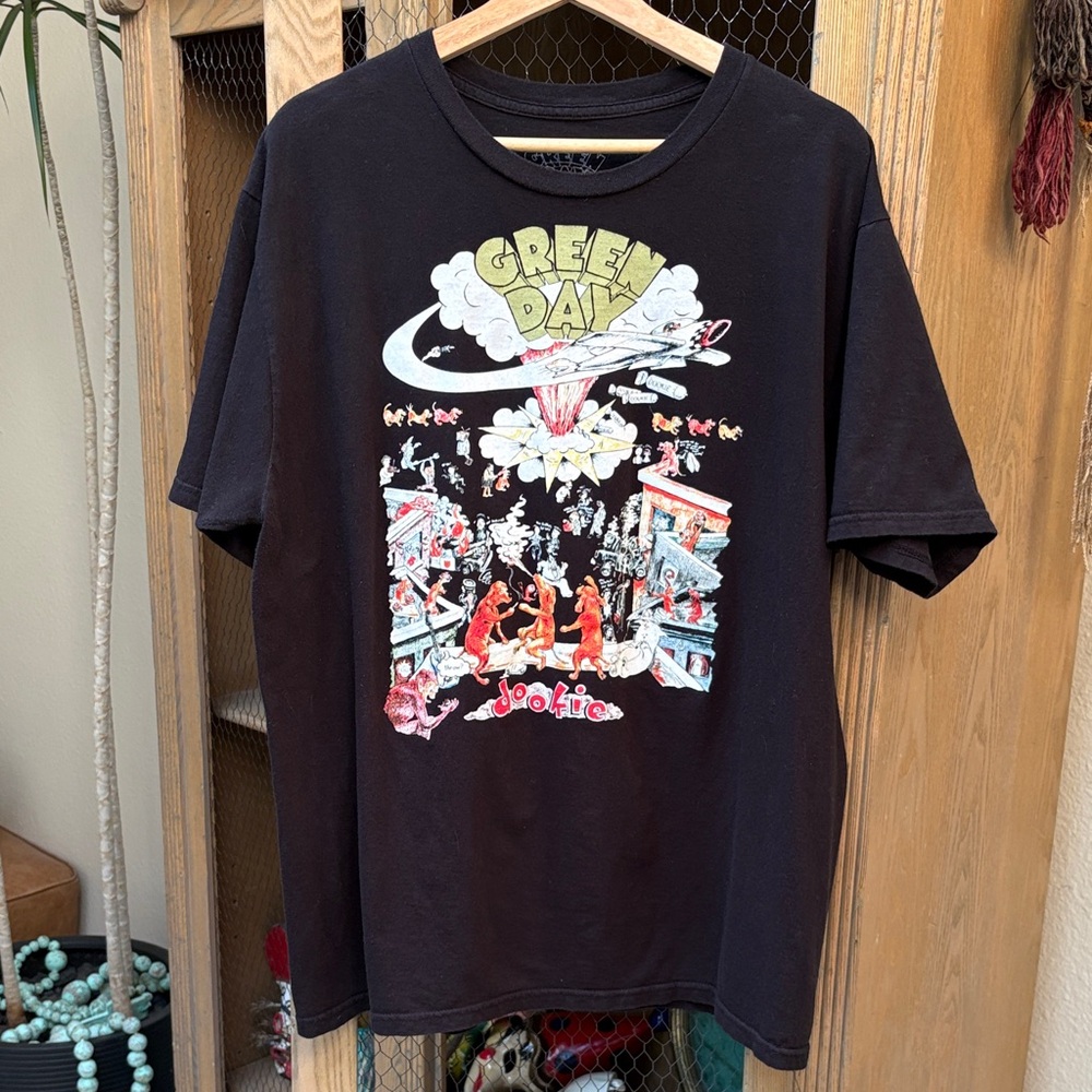 Green Day Dookie Black T-Shirt
